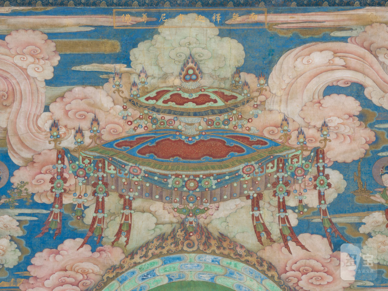 IMPORTANTE ET TRÈS GRANDE PEINTURE REPRÉSENTANT LE BOUDDHA SHAKYAMUNI - 图13